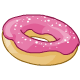 Pink Sprinkle Doughnut