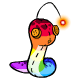 Rainbow Worm Plushie