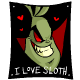 I Love Sloth Poster