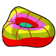Rainbow Bean Bag Chair