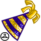 Blue and Gold Neopets 8th Birthday Hat