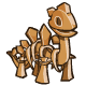 Wooden Chomby Skeleton
