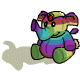 Rainbow Elephante Toy