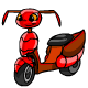 Red Ruki Scooter