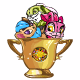 Altador Cup Trophy with Plushies