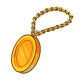 Golden Coin Amulet